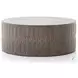 Colorado Dark Grey Drum Coffee Table