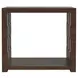 Verge Handcrafted Walnut Rectangular End Table