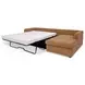 Burrow Ginger Performance Fabric 2 Piece Modular Sleeper Sectional with Pillows