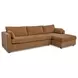 Burrow Ginger Performance Fabric 2 Piece Modular Sleeper Sectional with Pillows