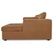 Burrow Ginger Performance Fabric 2 Piece Modular Sleeper Sectional with Pillows