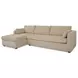 Burrow Sand Performance Fabric 2 Piece Modular Sleeper Sectional with Pillows