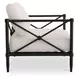 Willow Cream Performance Fabric Upholstered Outdoor Accent Chair