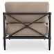 Willow Light Brown Performance Fabric Upholstered Outdoor Accent Chair