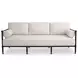 Willow Cream Performance Fabric Outdoor 80" Sofa