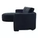 Emmy Dark Blue 2 Piece Modular LAF Chaise Sectional