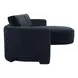Emmy Dark Blue 2 Piece Modular RAF Chaise Sectional