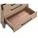 Breckenridge Medium Brown 3 Drawer Nightstand with USB Charging and LED