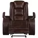 Chester Brown Power Reclining Living Room Set with USB Charging and LED