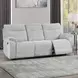 Chablis Mist Gray Reclining Living Room Set with USB Charging