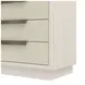 Cotiere Cream Linen Performance Fabric 8 Drawer Dresser