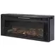 Entertainment Accessories Black Fireplace Insert