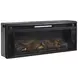 Entertainment Accessories Black Fireplace Insert
