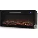 Entertainment Accessories Black 33" Fireplace Insert