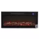 Entertainment Accessories Black 33" Fireplace Insert