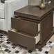 Athens Chocolate Brown Rectangular End Table