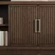Athens Chocolate Brown 76" TV Stand with USB Charging