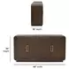 Athens Chocolate Brown 4 Door Buffet