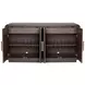 Athens Chocolate Brown Extendable Rectangular Dining Room Set