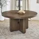 Athens Chocolate Brown 60" Round Dining Table