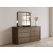 Athens Chocolate Brown 6 Drawer Dresser