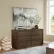 Athens Chocolate Brown 6 Drawer Dresser