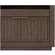 Athens Chocolate Brown 1 Drawer Open Nightstand with USB Charging