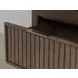 Athens Chocolate Brown 1 Drawer Open Nightstand with USB Charging
