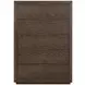 Athens Chocolate Brown 5 Drawer Chest