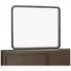 Athens Chocolate Brown Rectangular Wall Mirror