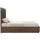 Athens Chocolate Brown King Panel Bed
