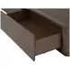 Athens Chocolate Brown King Storage Panel Bed