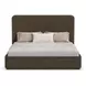 Athens Chocolate Brown King Storage Panel Bed