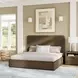 Athens Chocolate Brown King Storage Panel Bed