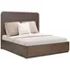 Athens Chocolate Brown Queen Panel Bed