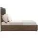 Athens Chocolate Brown Queen Panel Bed