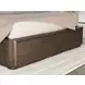 Athens Chocolate Brown Queen Storage Panel Bed