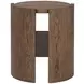 Lyra Sierra Brown Round End Table