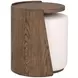 Lyra Sierra Brown Round End Table