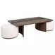 Lyra Sierra Brown Rectangular Coffee Table
