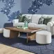Lyra Sierra Brown Rectangular Coffee Table