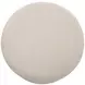 Lyra Ivory Upholstered Round Pouf Ottoman