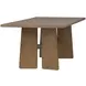 Lyra Sierra Brown 84" Rectangular Dining Table