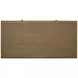 Reed Driftwood Oak Rectangular Coffee Table with Casters
