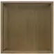Reed Driftwood Oak Square Glass Top Coffee Table with Casters