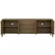 Reed Warm Driftwood 92" TV Stand with USB Charging