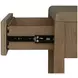 Reed Driftwood Oak Square Chairside Table