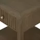 Reed Driftwood Oak Square Chairside Table