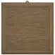 Reed Driftwood Oak Square Chairside Table