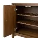 Azalea Walnut 4 Door Sideboard with USB Charging